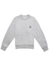 Women's Back Logo Crew Neck Sweatshirt Grey - WOOYOUNGMI - BALAAN 1