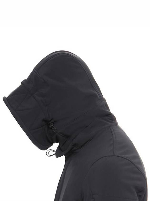 Men's Lens Wappen Parka Black - CP COMPANY - BALAAN 6