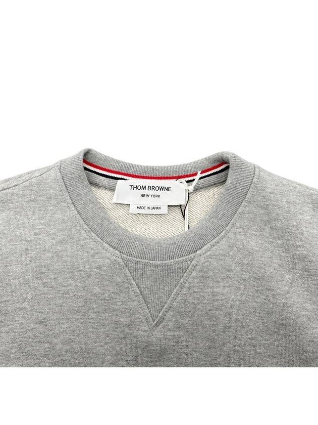 4 Bar Loopback Jersey Sweatshirt Light Grey - THOM BROWNE - BALAAN 7