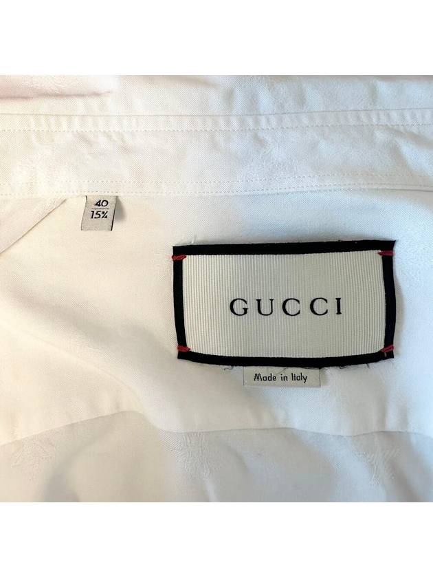 cotton poplin women shirt white - GUCCI - BALAAN 6