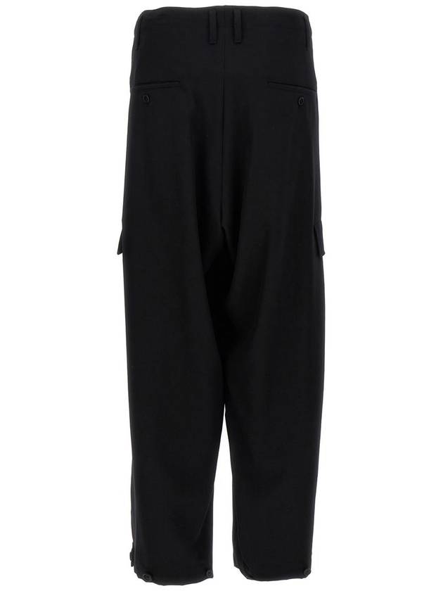 Yohji Yamamoto 'Tab Wide P' Pants - YOHJI YAMAMOTO - BALAAN 2