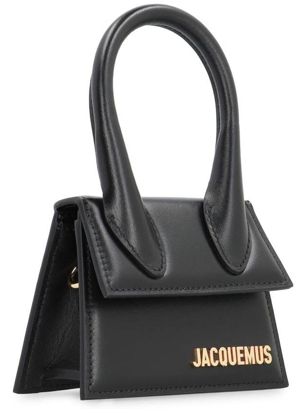 Le Chiquito Mini Tote Bag Black - JACQUEMUS - BALAAN 4