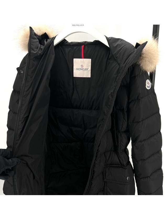 Chloe Women s Long Padding Fox Fur Black Size 2 - MONCLER - BALAAN 4