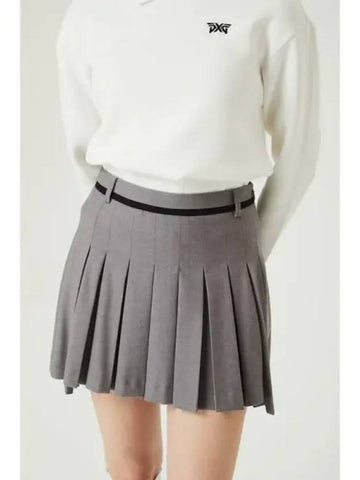 Women s plain pleated skirt PHFPW560712 Domestic product GQ4V23083151710 - PXG - BALAAN 1