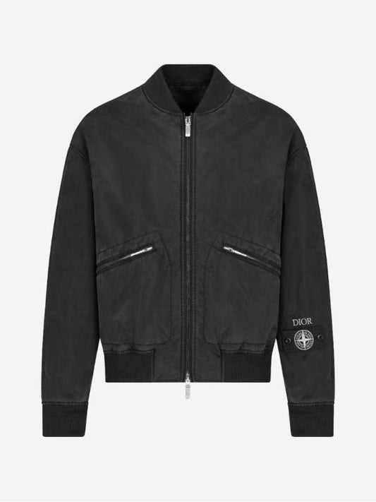 x stone island bomber jacket black - DIOR - BALAAN 1