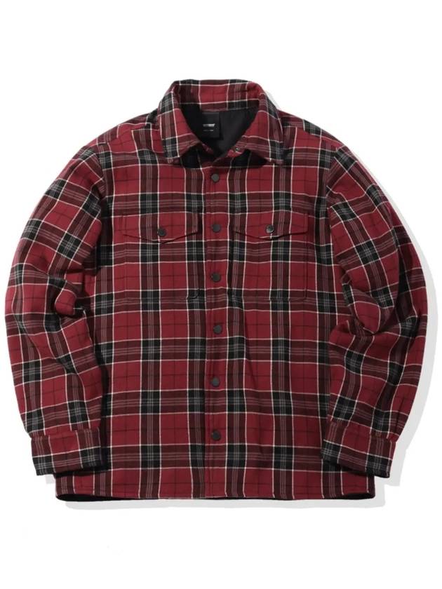 Hunting Flannel Check Long Sleeve Shirt Red - OFFGRID - BALAAN 2