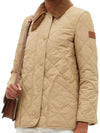 Diamond Quilted Thermoregulated Barn Jacket Honey - BURBERRY - BALAAN 4