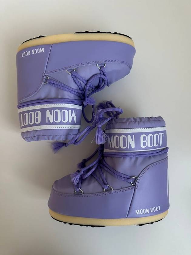 Icon Low Nylon Winter Boots Lilac - MOON BOOT - BALAAN 7