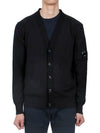 Lens Cotton Cardigan Black - CP COMPANY - BALAAN 2