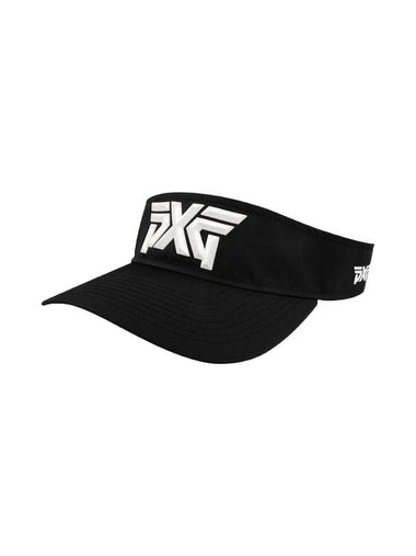 Faceted Logo Sports Visor Black - PXG - BALAAN 1