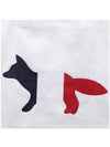 Tricolor Fox Tote Bag White - MAISON KITSUNE - BALAAN 6