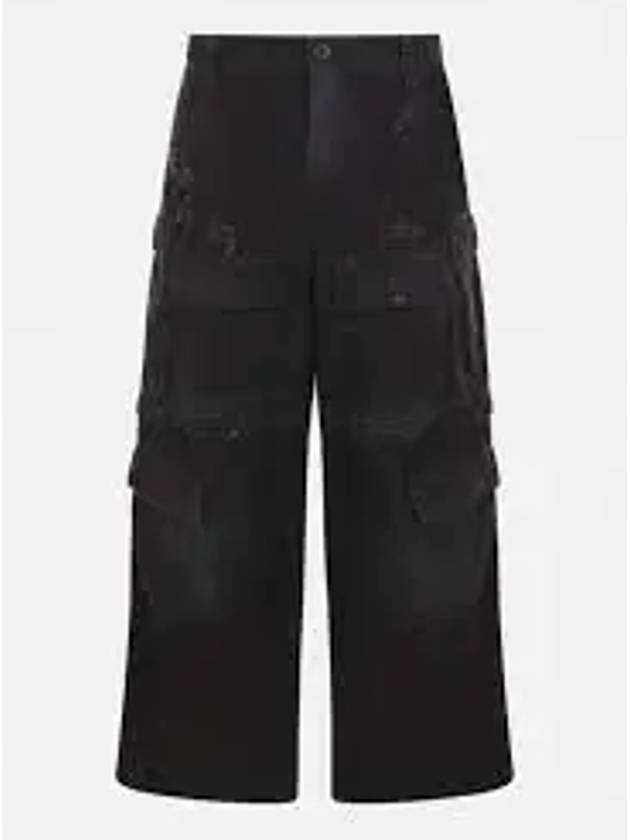 Cargo Straight Pants Black - BALENCIAGA - BALAAN 2