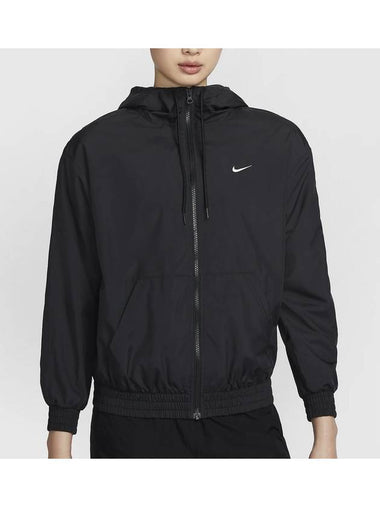 Sportswear Classic Woven Loose UV Protection Hooded Jacket Black - NIKE - BALAAN 1