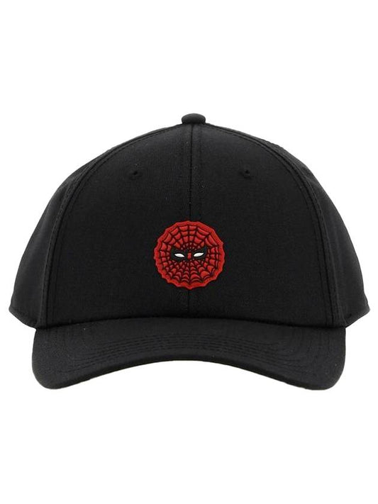 Spider Patch Base Ball Cap Black - MONCLER - BALAAN.