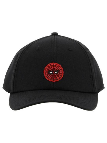 Spider Patch Base Ball Cap Black - MONCLER - BALAAN 1