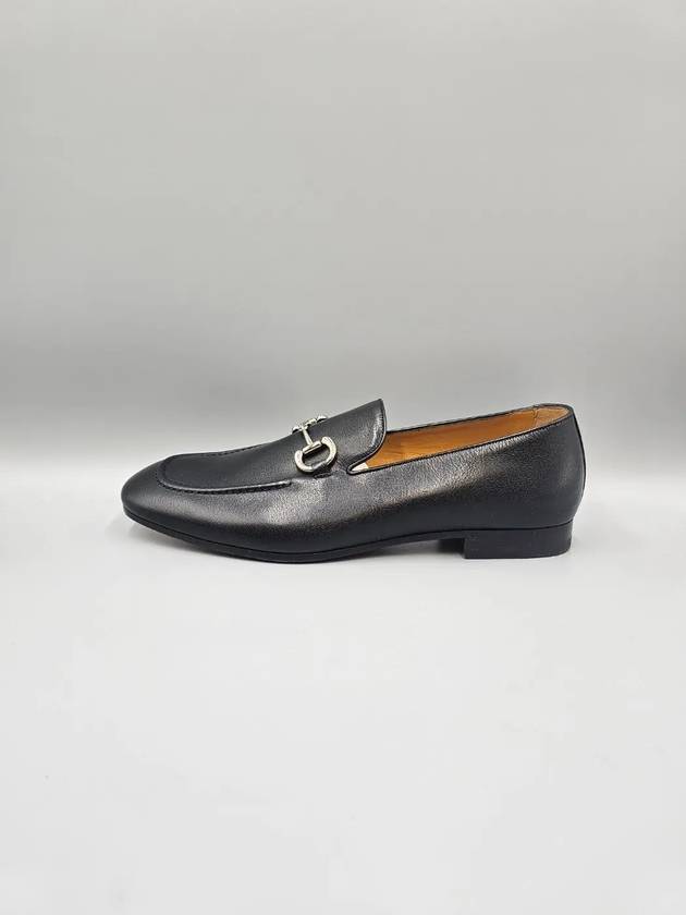 Horsebit Leather Loafers Black - GUCCI - BALAAN 4