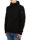 Metropolis Hooded Knit Top Black - CP COMPANY - BALAAN 3