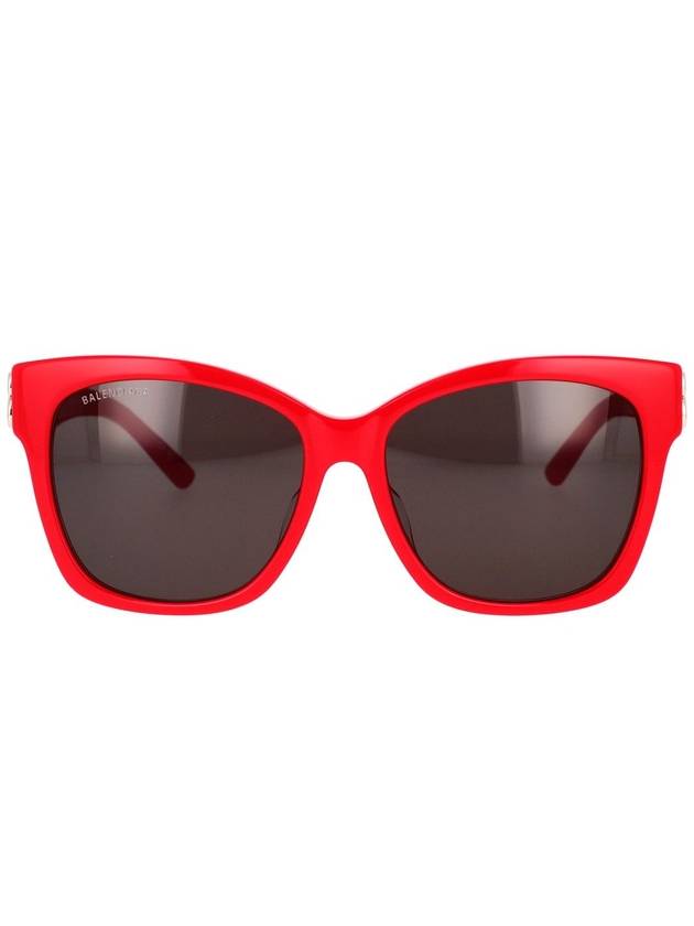 BB Temple Cat Eyes Sunglasses Red Silver - BALENCIAGA - BALAAN 2