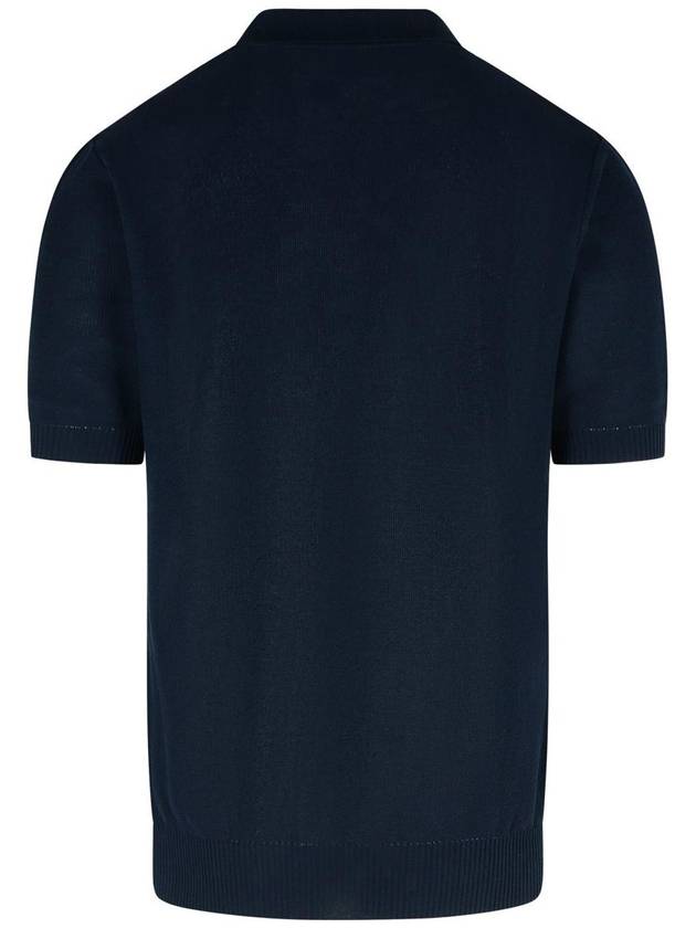 Eleventy Polo Shirt In Blue Cotton - ELEVENTY MILANO - BALAAN 3