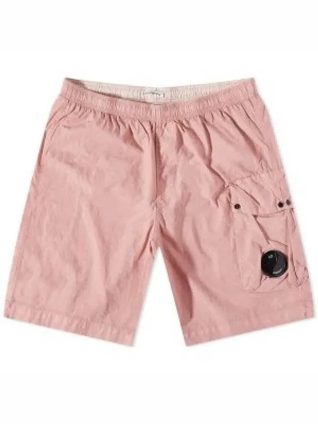 Lens Wappen Nylon Swim Shorts Pink - CP COMPANY - BALAAN 2