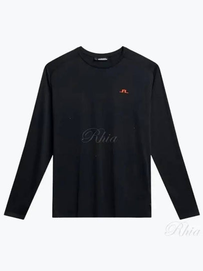 Diamond Long Sleeve Tee AMJT08918 9999 Men's Diamond Long Sleeve Tee - J.LINDEBERG - BALAAN 2