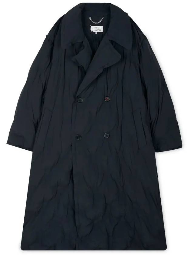 Recycled Nylon Padded Coat Black - MAISON MARGIELA - BALAAN 4