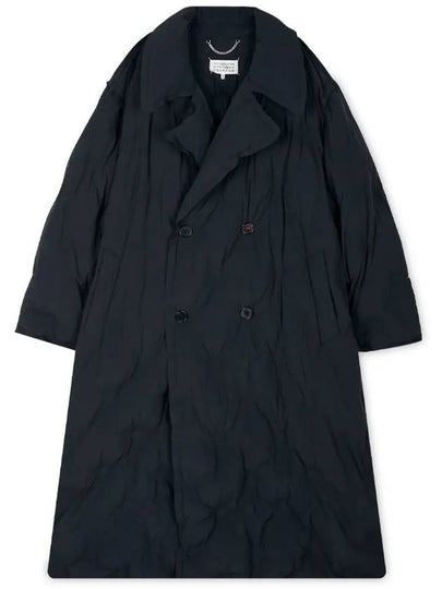 Recycled Nylon Padded Coat Black - MAISON MARGIELA - BALAAN 2