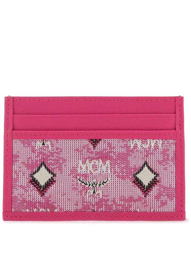 PINK Fuchsia leather card holder MXACATA01 PK - MCM - BALAAN 1