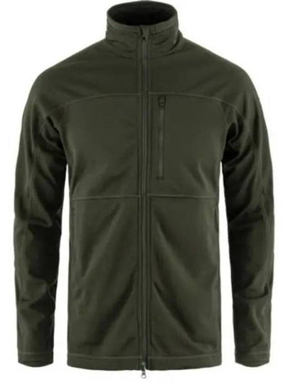 Men's Abisko Lite Fleece Jacket Deep Forest - FJALL RAVEN - BALAAN 2