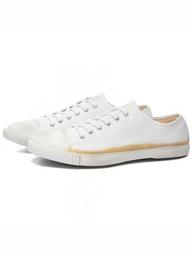 Men s Canvas Low Top Sneakers White S57WS0420 P3378 - MAISON MARGIELA - BALAAN 1