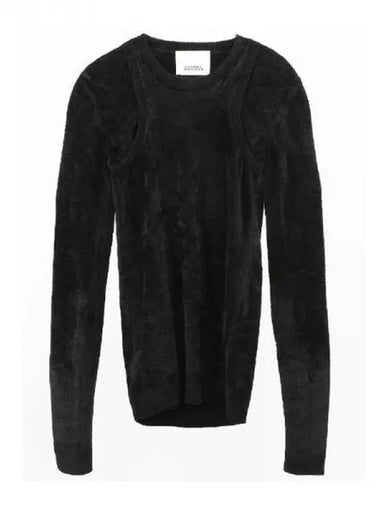 LISE layered velvet knit - ISABEL MARANT - BALAAN 1