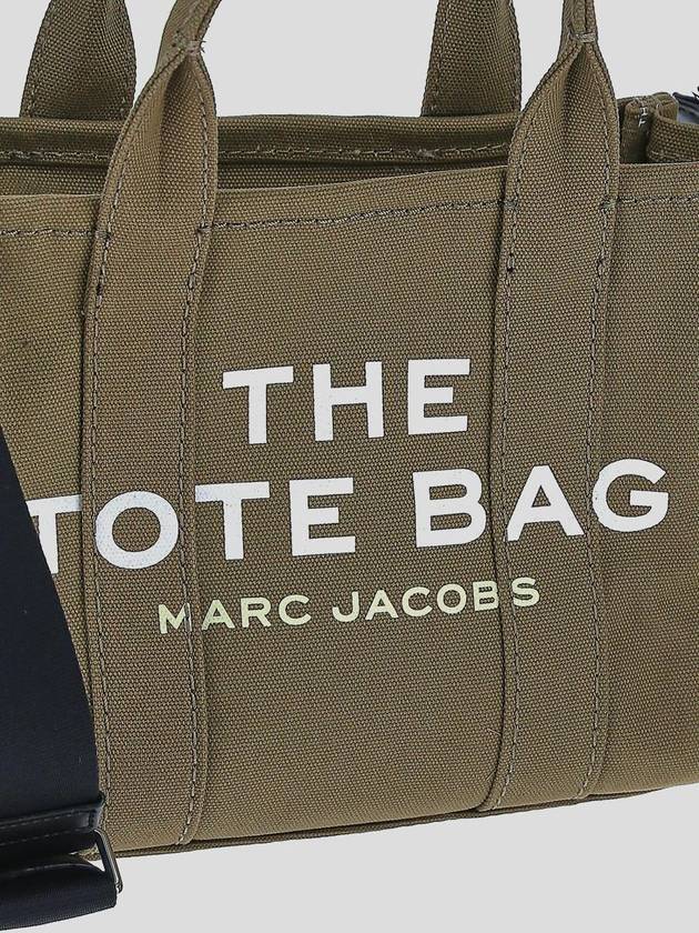 Logo Small Canvas Tote Bag Khaki - MARC JACOBS - BALAAN 5