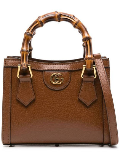 Cuir Mini WEB Strap Diana Tote Bag 702732 U3ZDT 2549 - GUCCI - BALAAN 2