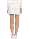 Icon Zip Skirt White - HORN GARMENT - BALAAN 5