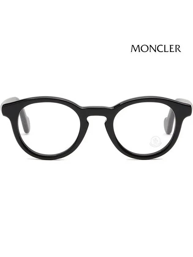 Eyewear Demo Round Eyeglasses Black - MONCLER - BALAAN 4