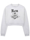 0 9 Ren crop sweatshirt LIGHT GRAY - CLUT STUDIO - BALAAN 3