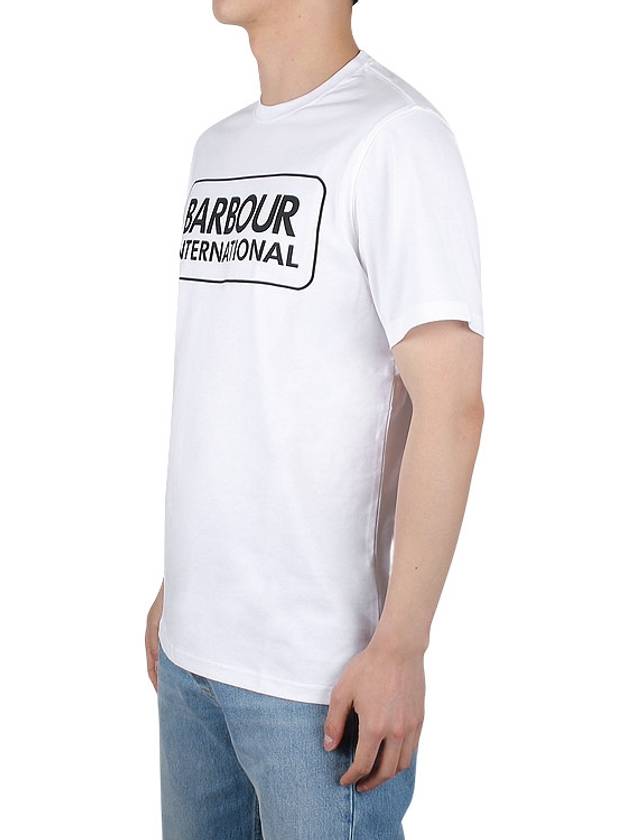 International Essential Large Logo Short Sleeve T-Shirt White - BARBOUR - BALAAN 4