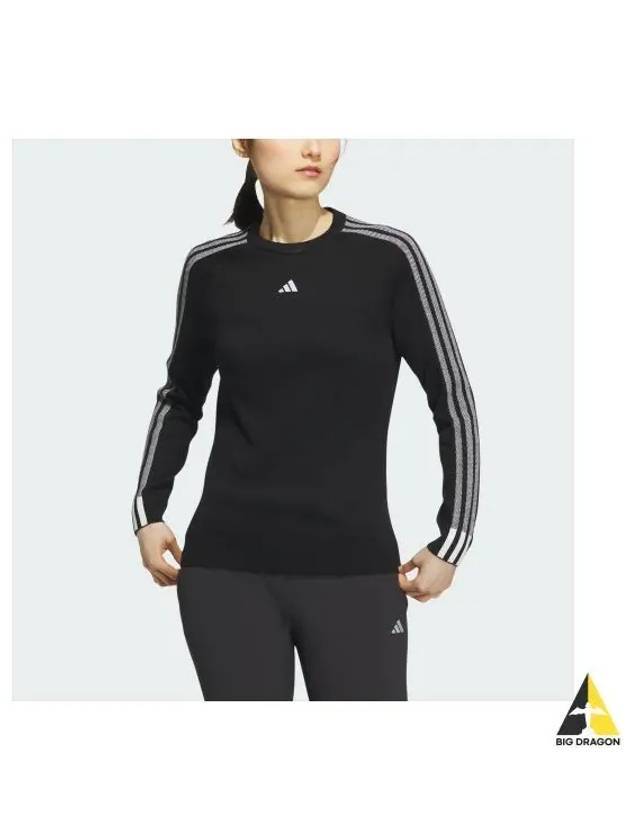 adidas GOLF 3S long sleeve pullover sweater HY0901 - ADIDAS GOLF - BALAAN 1