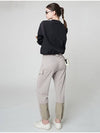 Zipper Jogger G Pants Light Beige - ATHPLATFORM - BALAAN 3