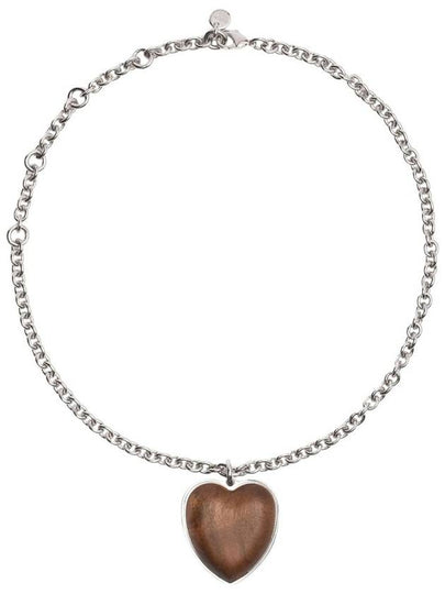 The Pietra Necklace Silver Brown - JACQUEMUS - BALAAN 2