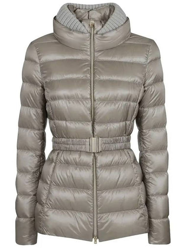 CLAUDIA padded jacket gray PI0485DIC M03 12017Z 9406 - HERNO - BALAAN 1