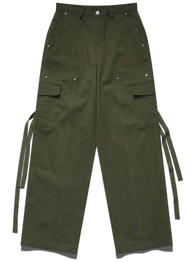 Straight strap pocket pants - PHOS333 - BALAAN 1