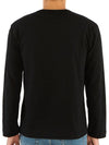 Red Heart Wappen Long-Sleeve T-Shirt Black  P1 T118 1 - COMME DES GARCONS - BALAAN 5