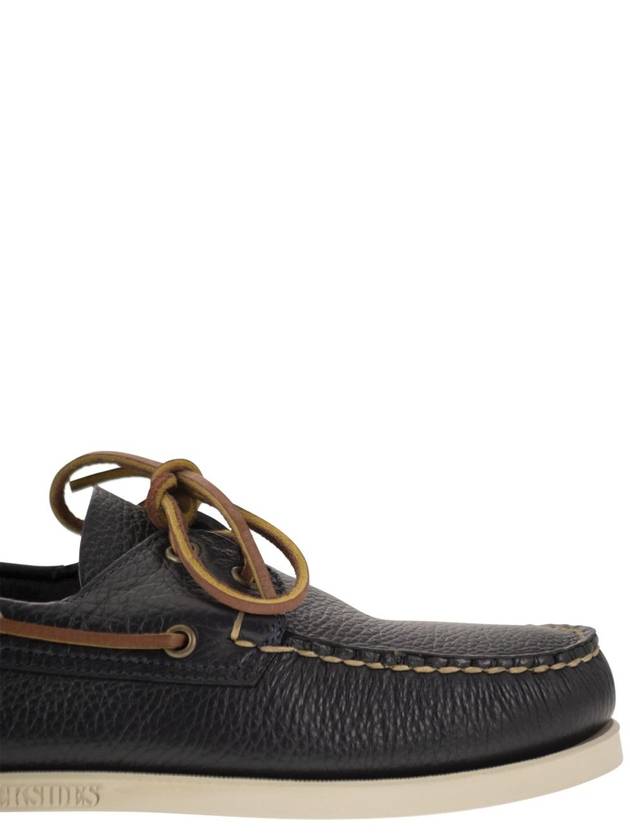 PORTLAND - Moccasin with grained leather - SEBAGO - BALAAN 6