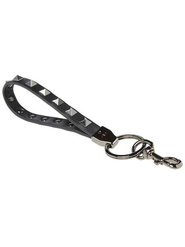 Rockstud Keyring Dark Grey - VALENTINO - BALAAN 1