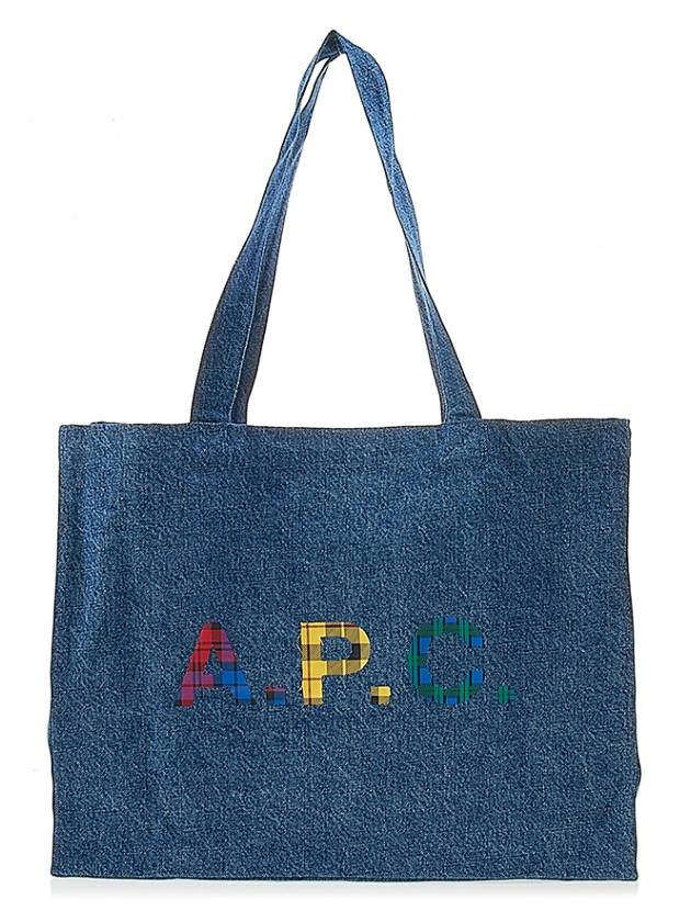 Diane Shopper Tote Bag Blue - A.P.C. - BALAAN 2