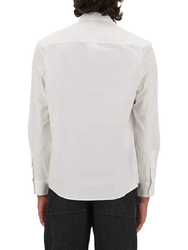 Bold Fox Head Long Sleeve Shirt White - MAISON KITSUNE - BALAAN 4