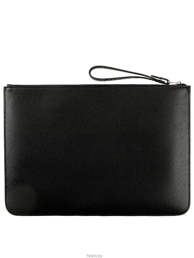 Logo Strap Clutch Bag Black - BALENCIAGA - BALAAN 3