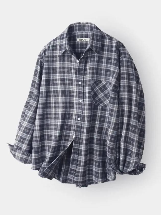 Forest Memory Check Shirt Charcoal - INDUST - BALAAN 6