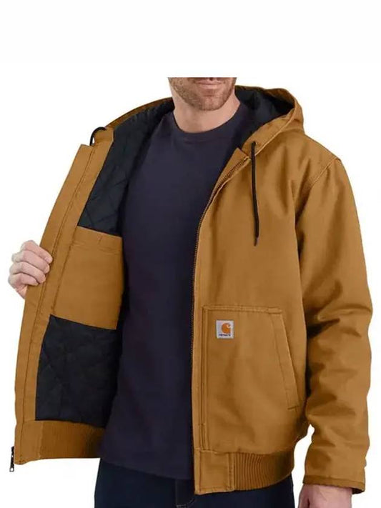 LOOSE FIT Washed Duck Active Insulated 104050 Black - CARHARTT - BALAAN 2